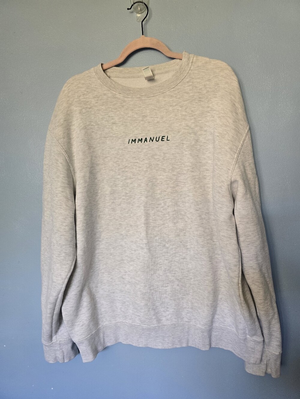 Lane Seven Immanuel Crewneck Sweatshirt in Gray XL
